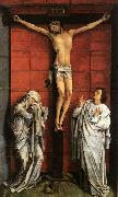 Christus on the Cross with Mary and St John, WEYDEN, Rogier van der